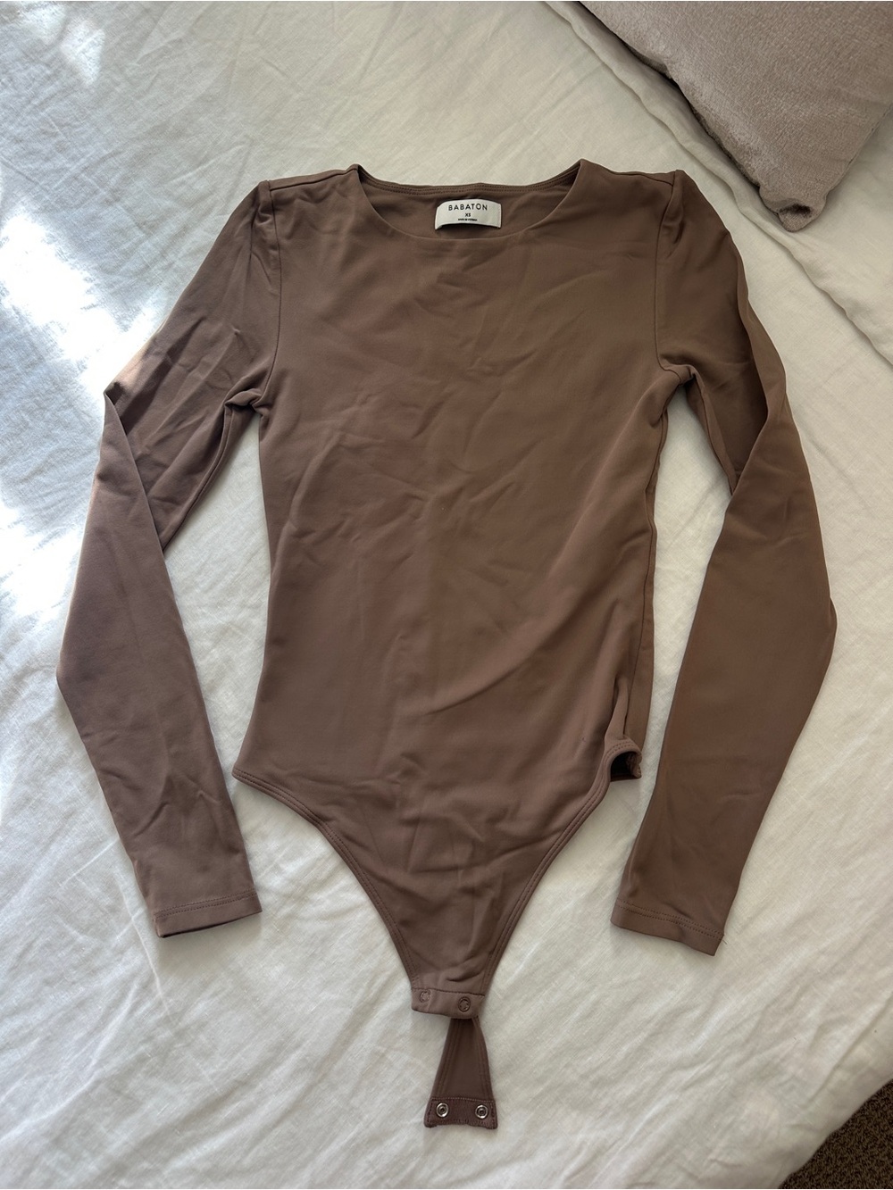 Babaton Brown Long Sleeve Bodysuit for Kids